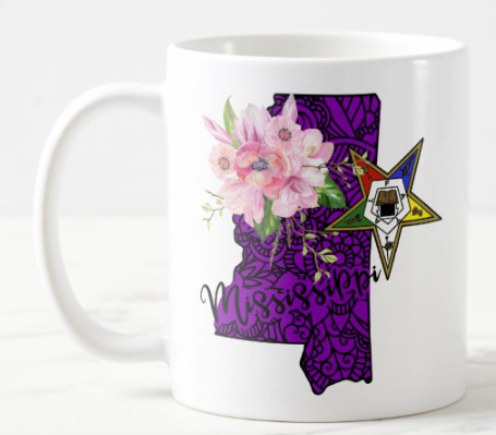 (image for) Mississippi OES Mug - Click Image to Close