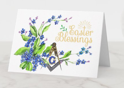 (image for) Masonic Easter Blessings - Pack of 10 5"x7" cards
