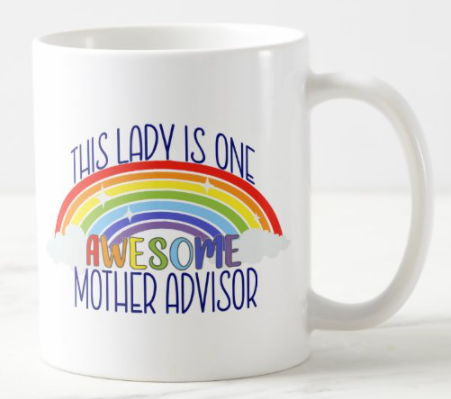 (image for) Rainbow Girls That Awesome Lady Mother Advisor Mug