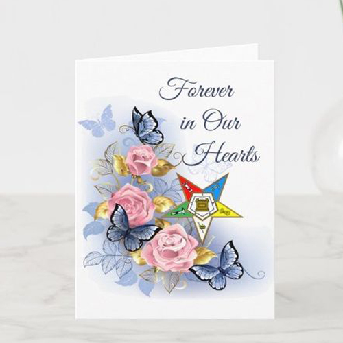 (image for) OES Forever in Our Hearts Sympathy Cards (8)
