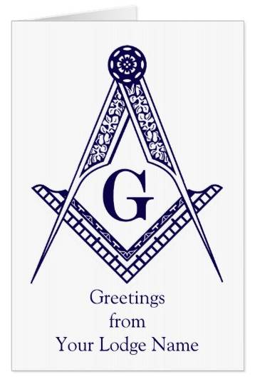 (image for) Masonic Greetings - Pack of 25 4"x6" cards with envelopes - Click Image to Close