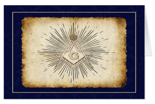 (image for) Masonic Note Cards - Pack of 8 notes with envelopes